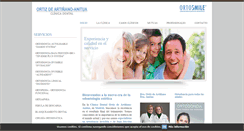 Desktop Screenshot of clinicaortizdeartinano-anitua.com