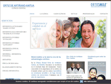 Tablet Screenshot of clinicaortizdeartinano-anitua.com